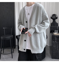 画像をギャラリービューアに読み込む, シンプル カーディガン 全2色 カジュアル メンズ 韓国