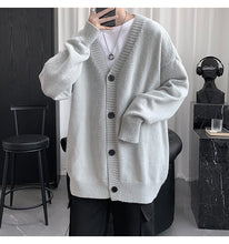 画像をギャラリービューアに読み込む, シンプル カーディガン 全2色 カジュアル メンズ 韓国