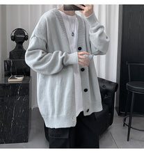 画像をギャラリービューアに読み込む, シンプル カーディガン 全2色 カジュアル メンズ 韓国