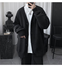 画像をギャラリービューアに読み込む, シンプル カーディガン 全2色 カジュアル メンズ 韓国