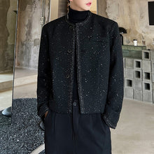 画像をギャラリービューアに読み込む, メンズ ジャケット ノーカラー ジャケット きれいめ ルーズ モード 韓国