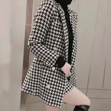 画像をギャラリービューアに読み込む, 千鳥格子柄ジャケット ショートパンツ エレガント  2点セット