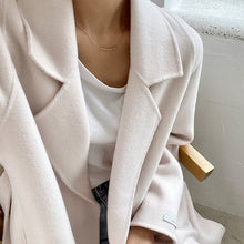 画像をギャラリービューアに読み込む, ハンドメイド サイドスリットロング コート レデイース  3色