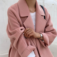 画像をギャラリービューアに読み込む, ハンドメイド サイドスリットロング コート レデイース  3色