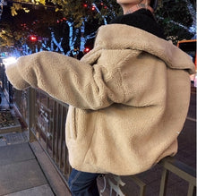 画像をギャラリービューアに読み込む, 韓国ファッション メンズ ボアジャケット ミディアム丈 長袖