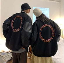 画像をギャラリービューアに読み込む, メンズ スタジャン ジャケット アウター ロゴ レトロ