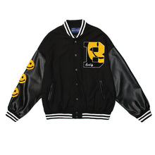 画像をギャラリービューアに読み込む, スタジャン アウター スマイル サガラワッペンPU