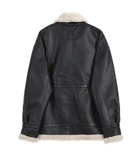 画像をギャラリービューアに読み込む, ジャケット レザージャケット スタジャン ボア PU