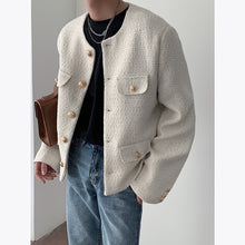 画像をギャラリービューアに読み込む, 大人気 ツイード ジャケット 韓国風 ツイード ジャケット ラグジュアリー ノーカラー パーティ スタイリッシュ 春秋冬活躍