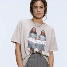 画像をギャラリービューアに読み込む, ZARA ザラ シャイニング　ラウンドネック半袖Tシャツ　Tシャツ レディース　ベージュ 夏向け 5643451