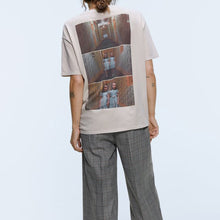 画像をギャラリービューアに読み込む, ZARA ザラ シャイニング　ラウンドネック半袖Tシャツ　Tシャツ レディース　ベージュ 夏向け 5643451