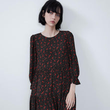 画像をギャラリービューアに読み込む, ZARA ザラ 新品　ロングワンピース　花柄　ドット8342344