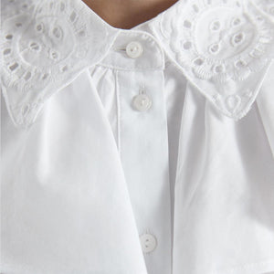 ZARA ザラ 刺繍入りフリルトップス レデイース ブラウス シャツ  2020新品 春夏秋向け 1971058