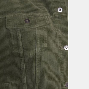 ZARA ザラ ポケット付きコーデュロイ地シャツジャケット レディース 8372222