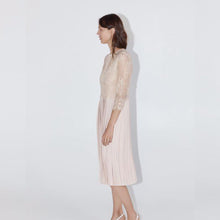 画像をギャラリービューアに読み込む, ZARA プリーツ ワンピースひざ丈ワンピース ザラピンク 8741028