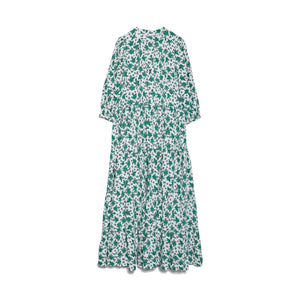 ZARA フラワー柄ワンピース オフホワイト 4786070