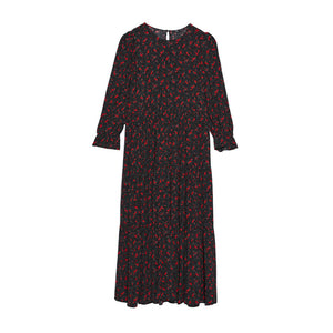 ZARA ザラ 新品　ロングワンピース　花柄　ドット8342344