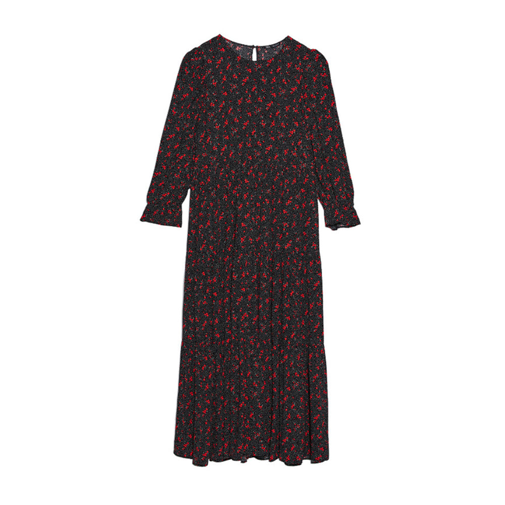 ZARA ザラ 新品　ロングワンピース　花柄　ドット8342344