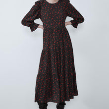 画像をギャラリービューアに読み込む, ZARA ザラ 新品　ロングワンピース　花柄　ドット8342344