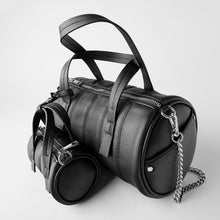 画像をギャラリービューアに読み込む, ZARA ザラ 2-IN-1キルティング仕上げバレルバッグ ブラック　6394510