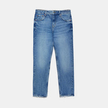 画像をギャラリービューアに読み込む, ZARA ザラ ZW PREMIUM SLIM OCEAN BLUE デニムパンツ レディース エレガント ブルー 6840041