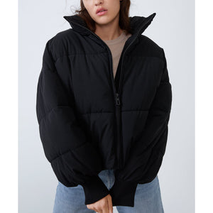 ZARA オーバーサイズ仕様パフジャケット ブラック  4341202