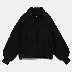 ZARA オーバーサイズ仕様パフジャケット ブラック  4341202