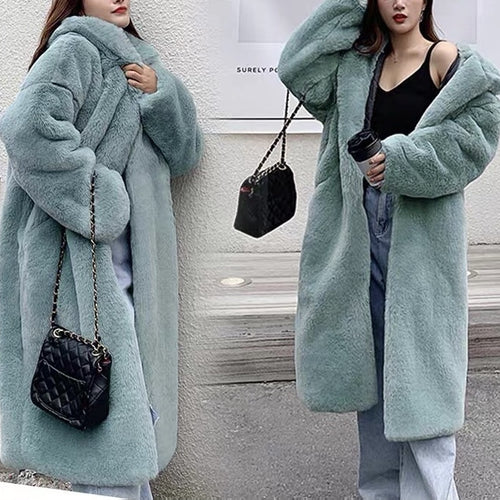 エレガント　ファーコート　モコモコ レデイース  5色