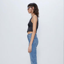 画像をギャラリービューアに読み込む, ZARA ザラ ZW PREMIUM SLIM OCEAN BLUE デニムパンツ レディース エレガント ブルー 6840041