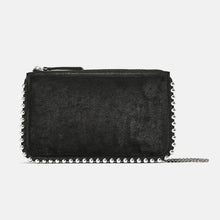 画像をギャラリービューアに読み込む, ZARA スタッズ付き ブラッククロスボディバッグ レディース ファッション 8085204