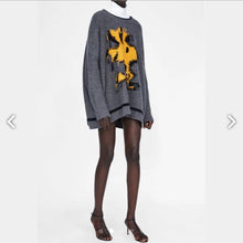 画像をギャラリービューアに読み込む, ZARA ウッドストック オーバーサイズニット