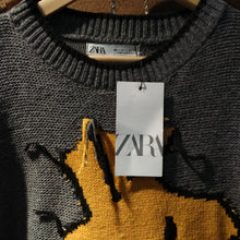 画像をギャラリービューアに読み込む, ZARA ウッドストック オーバーサイズニット