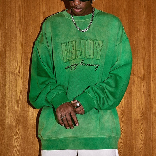 MEDM 立体ロゴ グラデーション スウェット トレーナー