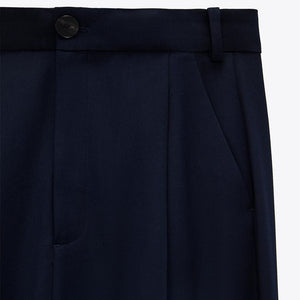 ZARA ザラハイウエストパンツポリエステルブラックレディース9929032