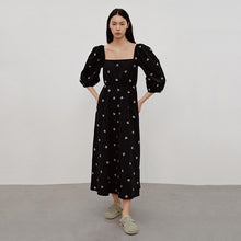 画像をギャラリービューアに読み込む, ZARA ザラエンブロイダリー ワンピース ブラックレディース0881801