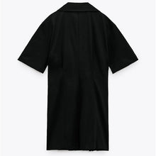 画像をギャラリービューアに読み込む, ZARA ザラストレッチ ポプリン ワンピースストレッチ ポプリン ワンピースブラックレディース7385108