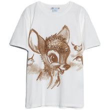 画像をギャラリービューアに読み込む, ZARA ザラディズニー バンビ Ｔシャツコットンエクリュレディース0085100
