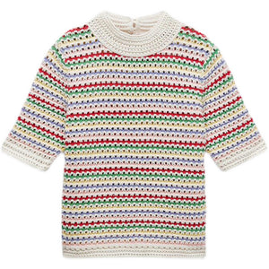 ZARA ザラストライプニットトップスコットンマルチカラーレディース3859030