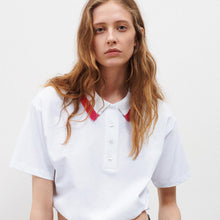 画像をギャラリービューアに読み込む, ZARA ザラコントラストＴシャツ ホワイトレディース1930043