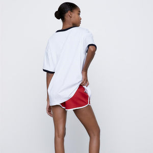 ZARA ザラガールプリントTシャツコットンホワイトレディース5644107