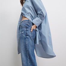 画像をギャラリービューアに読み込む, ZARA ザラZ1975 マムフィットデニムパンツミディアムブルーレディース7223021