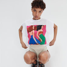 画像をギャラリービューアに読み込む, ZARA ザラガールズプリントTシャツコットンフクシアレディース5644111