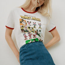 画像をギャラリービューアに読み込む, ZARA ザラミッキーマウス ディズニー Tシャツコットンホワイトレッドレディース0085365