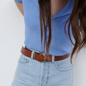 ZARA ザラベーシックリネンシャツリネンライトブルーレディース2230503