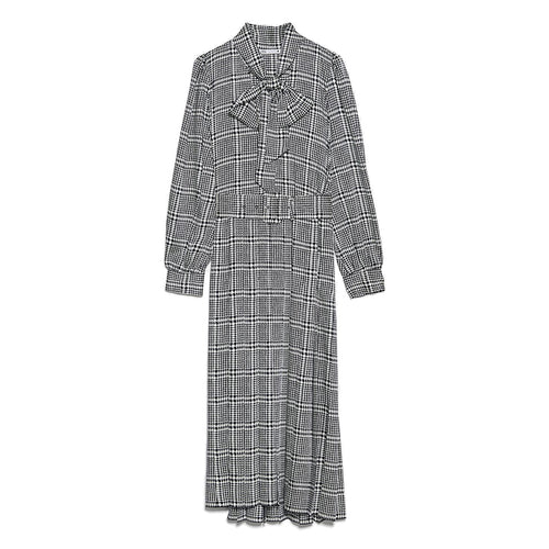 ZARA ザラ　チェック柄　プリーツ　ロングワンピース 2020新品　秋向け 2057006
