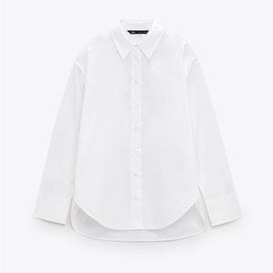ZARA ザラポケット シャツ - LIMITED EDITIONコットンホワイトレディース8844649