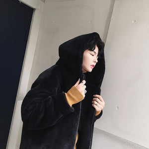 厚手コート ジャケット リングジップ もこもこ ユニセックス 秋冬新品