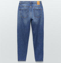 画像をギャラリービューアに読み込む, ZARA ザラZ1975 マムフィットデニムパンツミディアムブルーレディース7223021