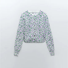 画像をギャラリービューアに読み込む, ZARA ザラジャカードニットカーディガンコットンレッドパープルレディース9598060