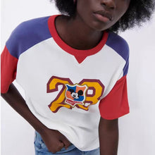 画像をギャラリービューアに読み込む, ZARA ザラミッキーマウス ディズニー Tシャツレッドレディース1443102